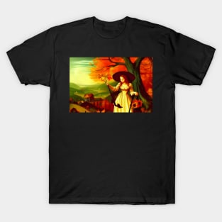 Autumnal witch T-Shirt